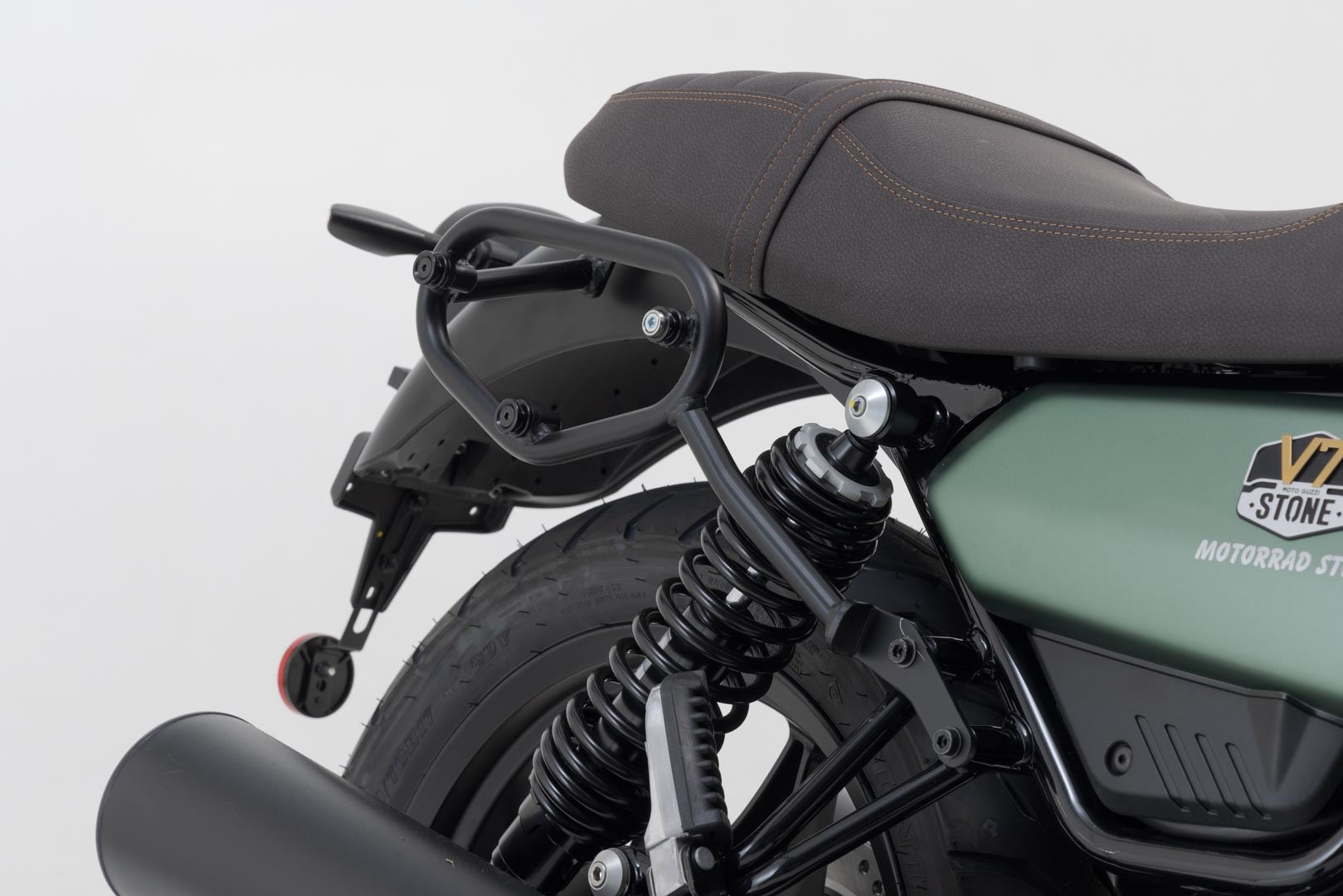 Legend Gear Side Bag System LC Black Edition Moto Guzzi V7 IV Special / Stone (20-)