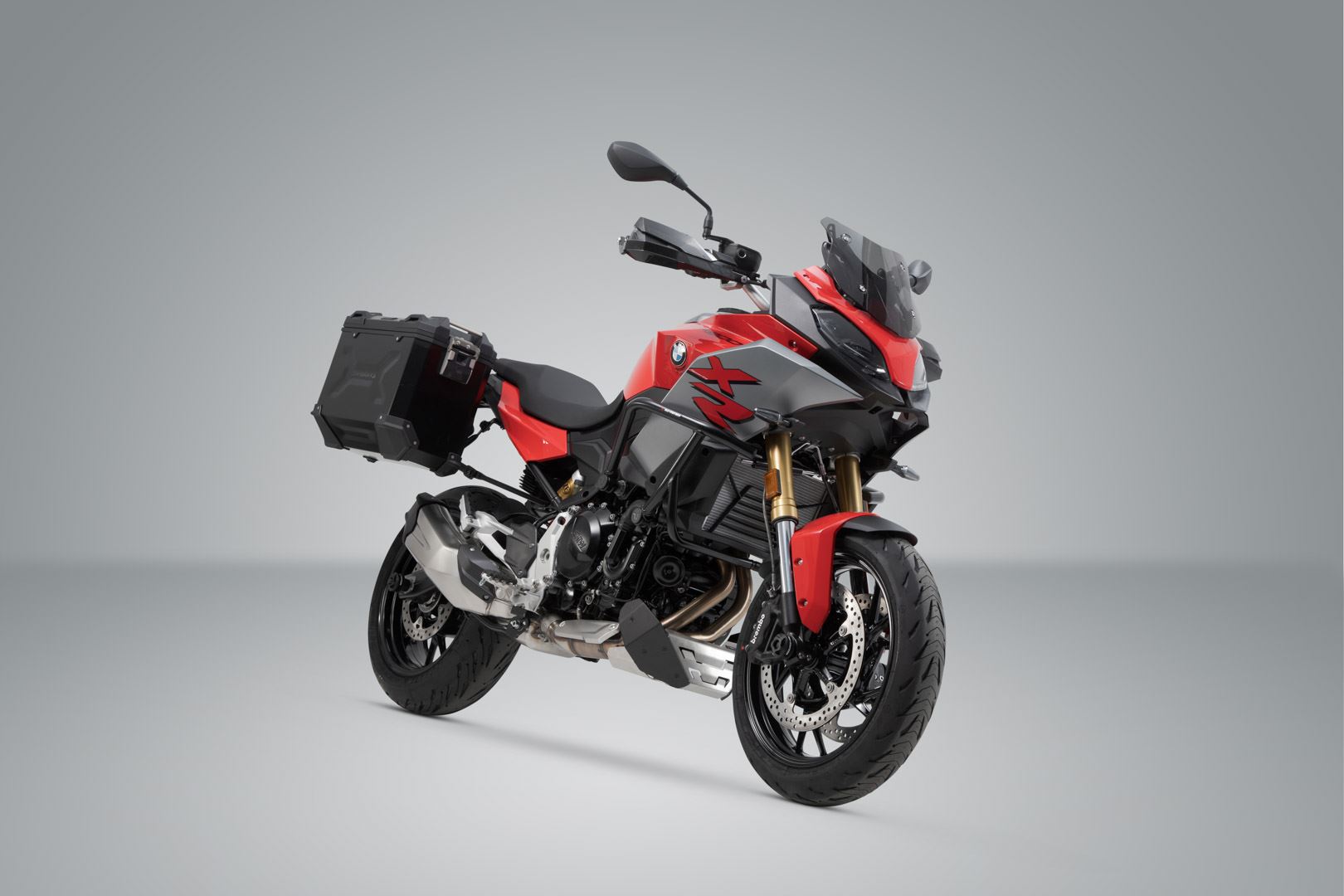 TRAX ADV aluminium case system  Black. 45/45 l. BMW F 900 R / XR (19-24).