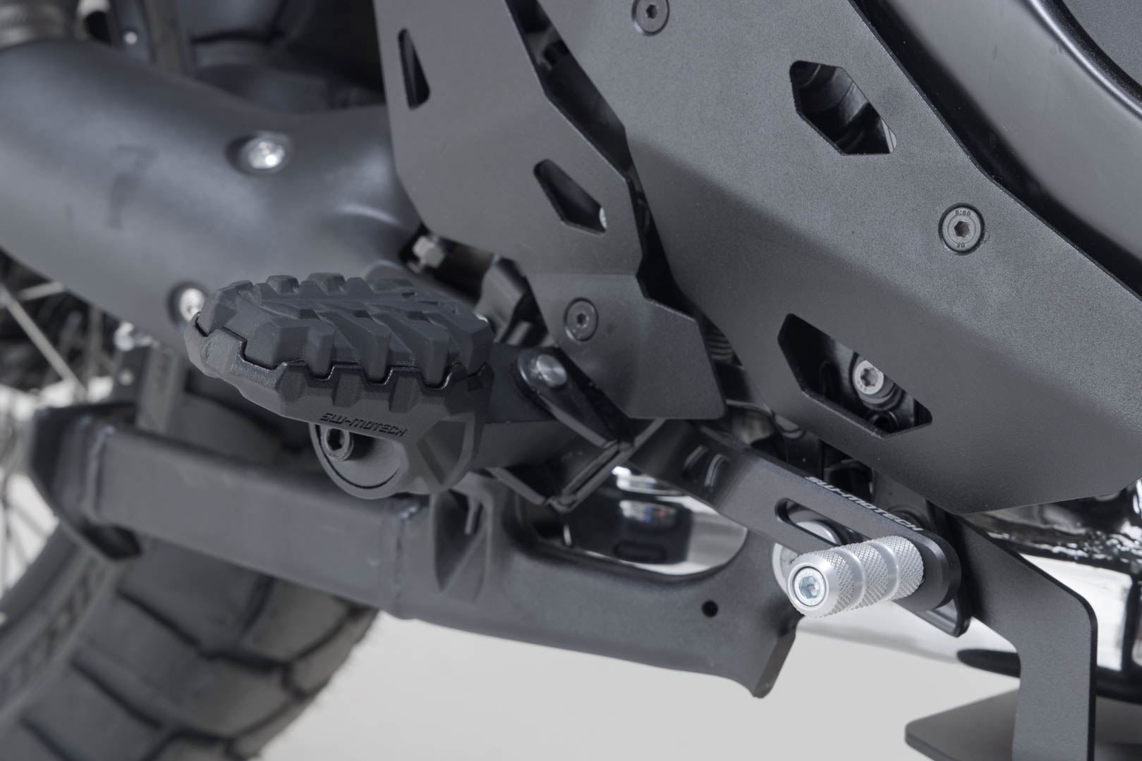 EVO footrest kit Black. Ducati Multistrada V4 / V2 DesertX.