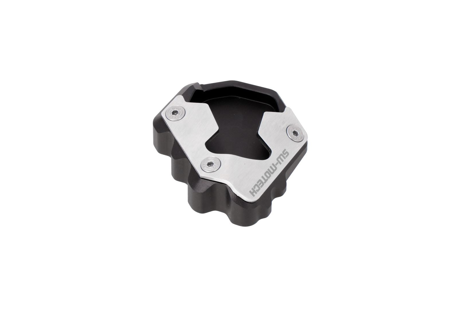 Extension for side stand foot Black/Silver. Moto Guzzi Stelvio (23-).