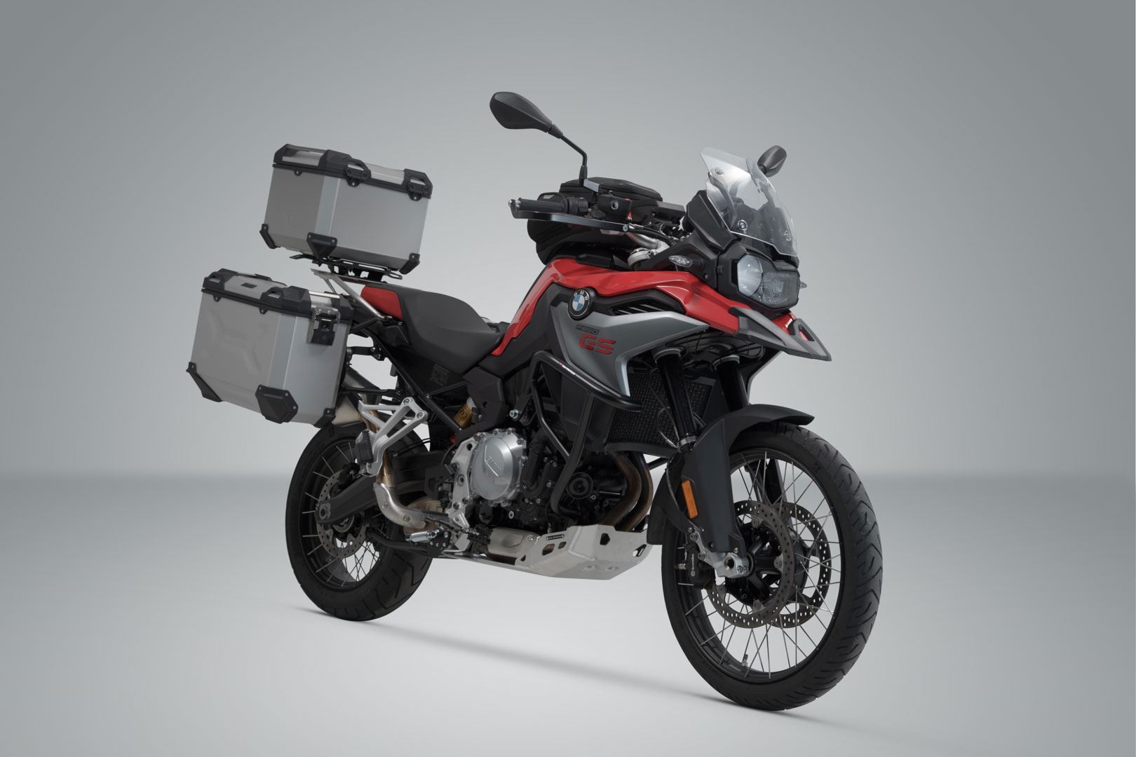 Adventure Set Luggage BMW F 750/850 GS Plastic Rack Silver