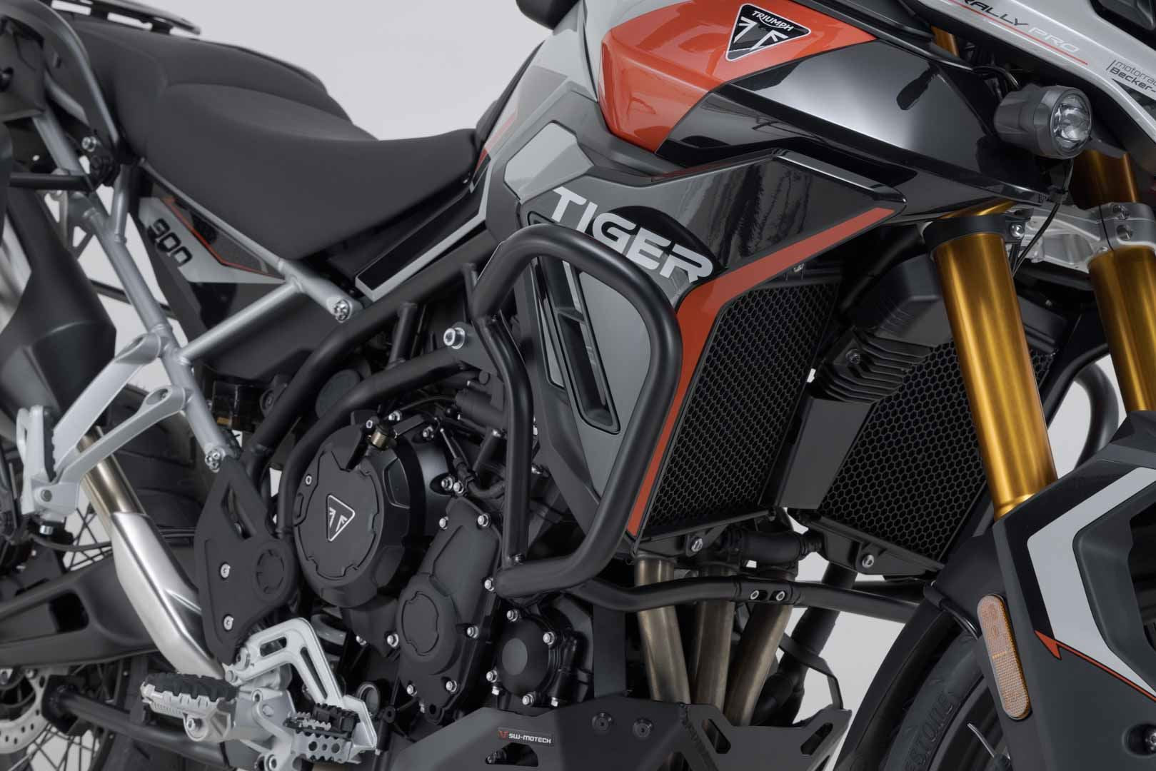 Crash bar Black. Triumph Tiger 900 models Tiger 850 Sp.