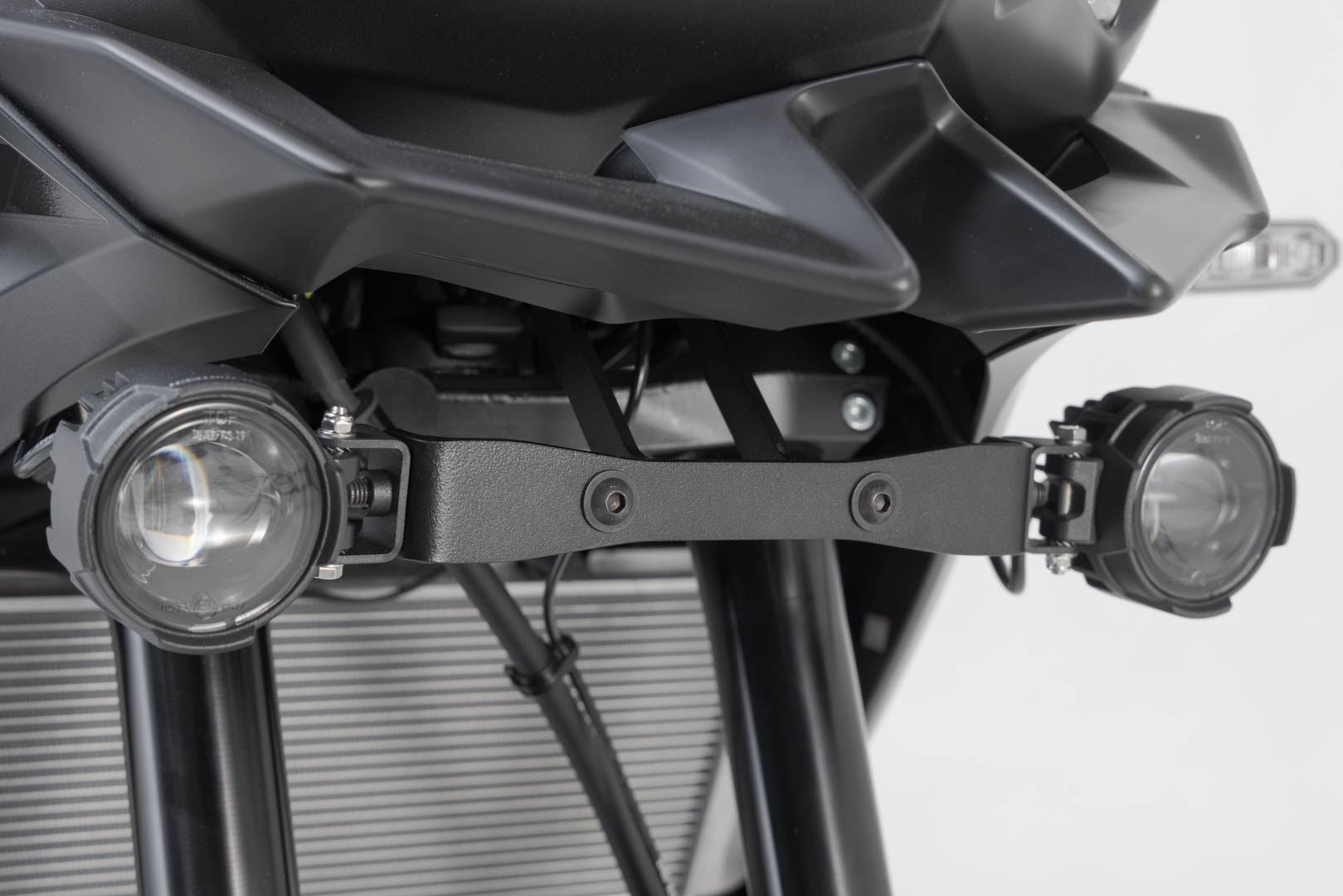 Light mounts Black. Kawasaki Versys 650 (21-).