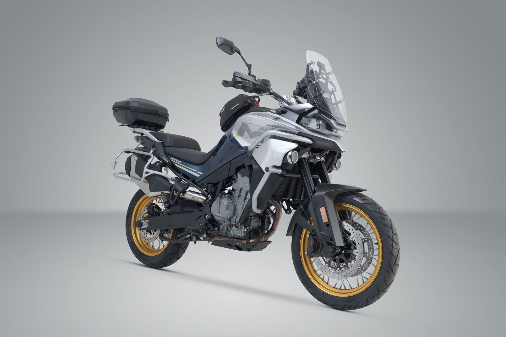 TRAX ADV top case system Silver. Royal Enfield Himalayan 450 (23-).