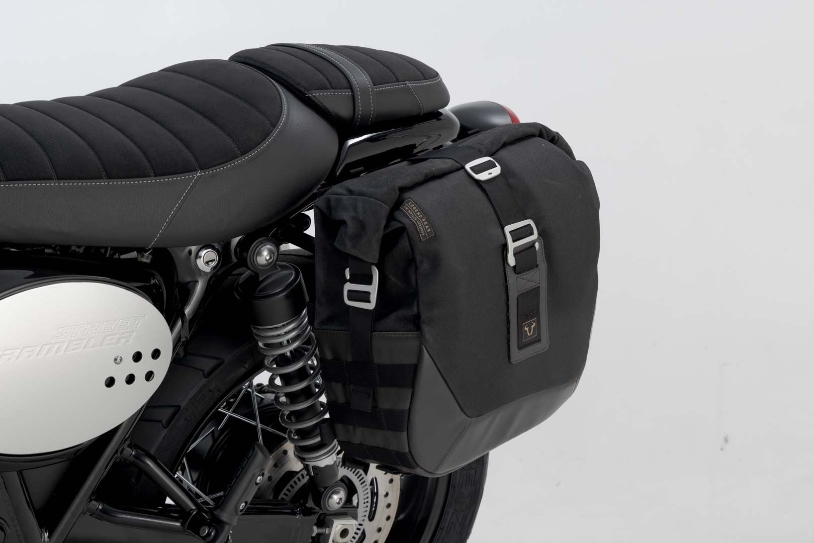 Legend Gear Side Bag System LC Black Edition Triumph Street Cup / Scrambler / Twin (16-)