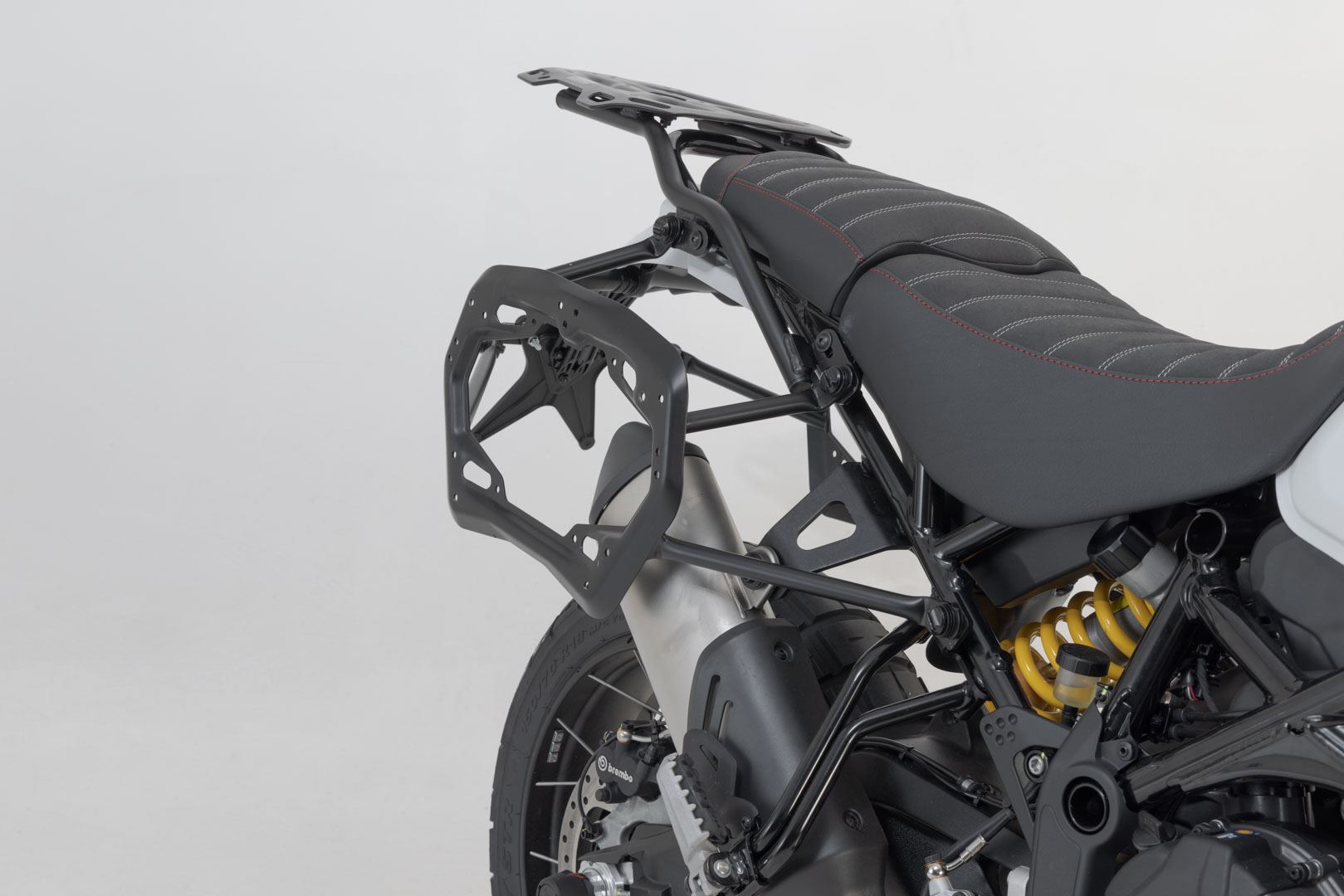 DUSC hard case system Black. 41/33 l. Ducati DesertX (22-)/ Rally (23-).
