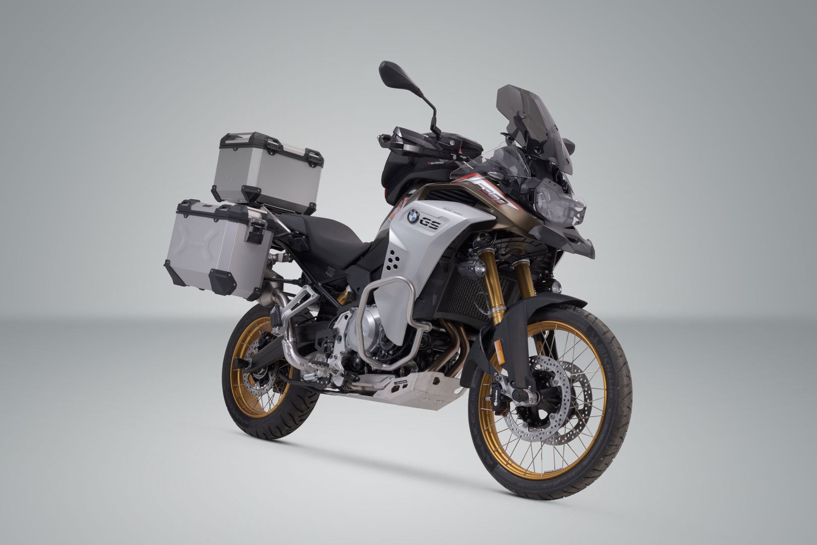 Adventure set luggage Inox racks BMW F 850 GS Adv (20-) Silver