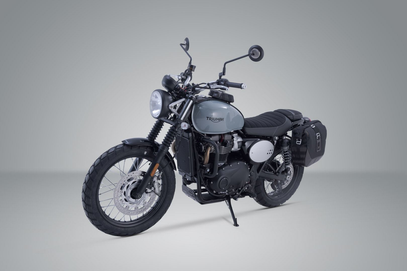 Legend Gear Side Bag System LC Black Edition Triumph Street Cup / Scrambler / Twin (16-)