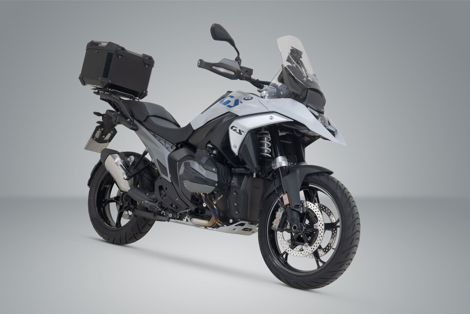 TRAX ADV top case system Black. BMW R 1300 GS (23-). BMW top case holder.