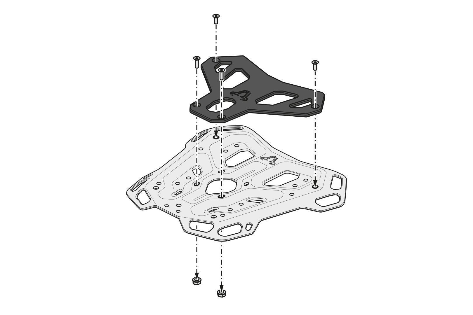 URBAN ABS top case system Black. Yamaha Niken GT (22-).