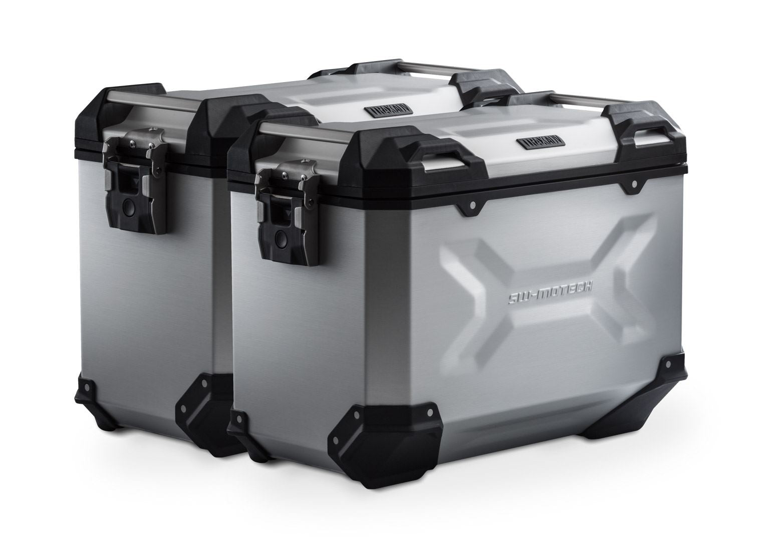 TRAX ADV aluminium case system Silver. 45/45 l. MT-09 Tracer Tracer 900/GT.