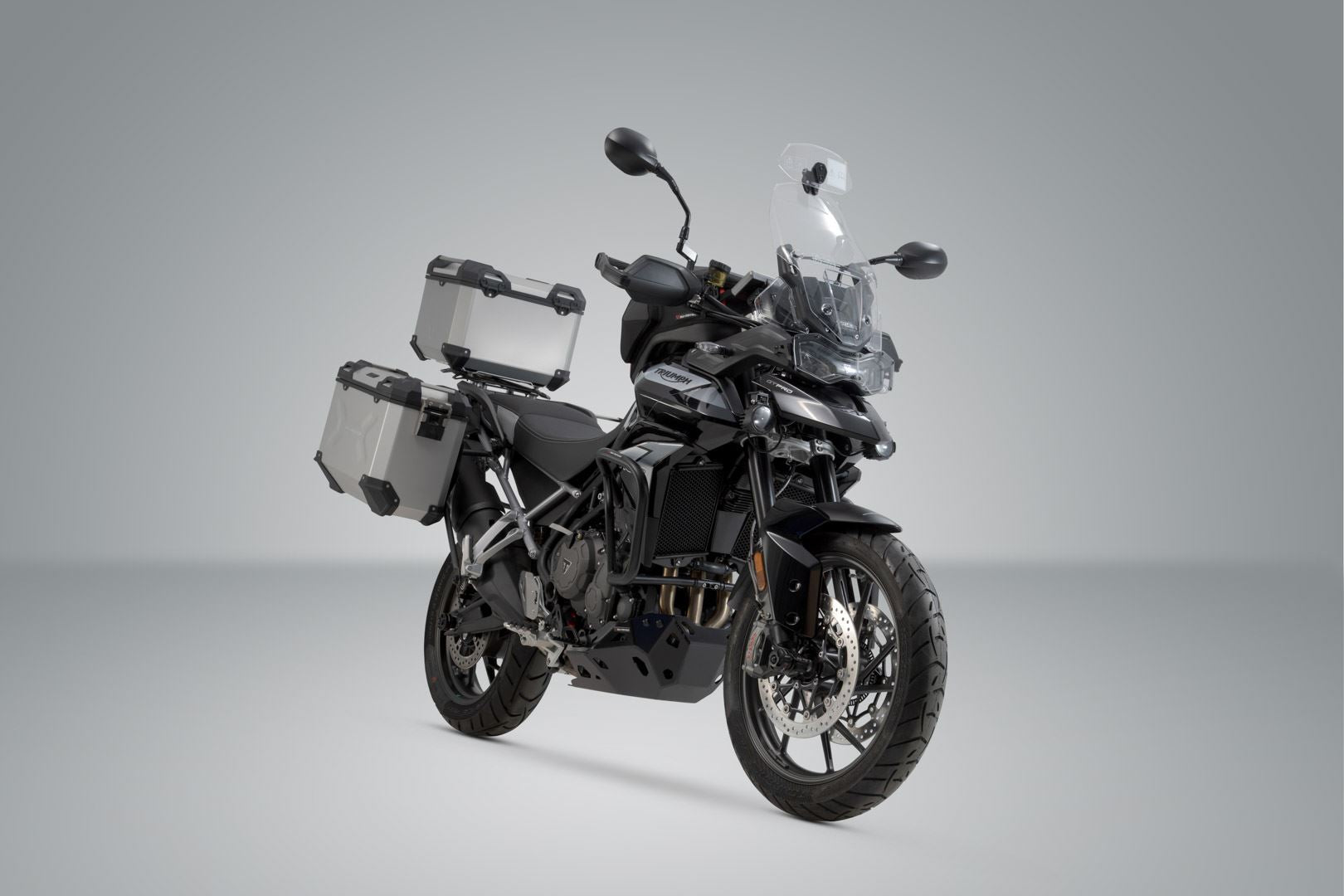 Adventure set luggage Silver. Triumph Tiger 900/GT/Rally/Pro (19-23).