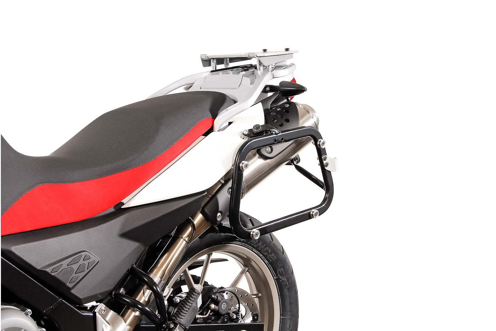 TRAX ADV aluminium case system Black. 37/37 l. BMW F650GS (-07) / G 650GS (11-).