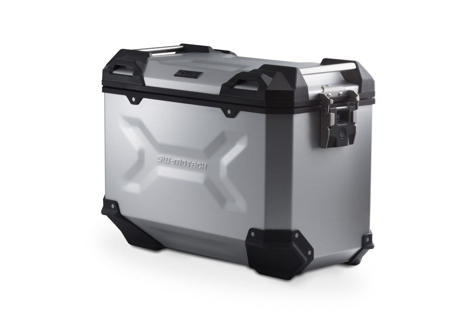 TRAX ADV L Side Case Aluminum 45 litre Right Silver