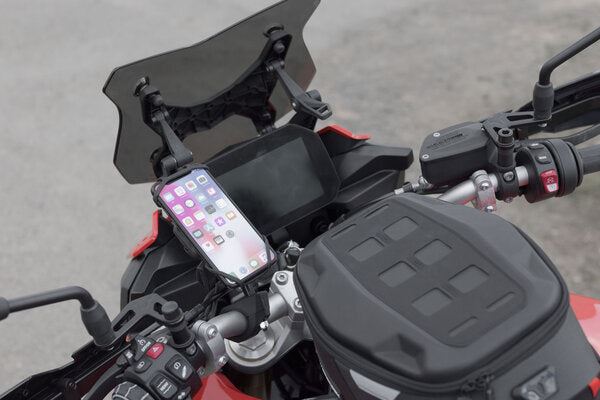 Universal GPS Mount Kit with T-Lock Smartphone Incl. 2" socket arm, for handlebar/mirror thread