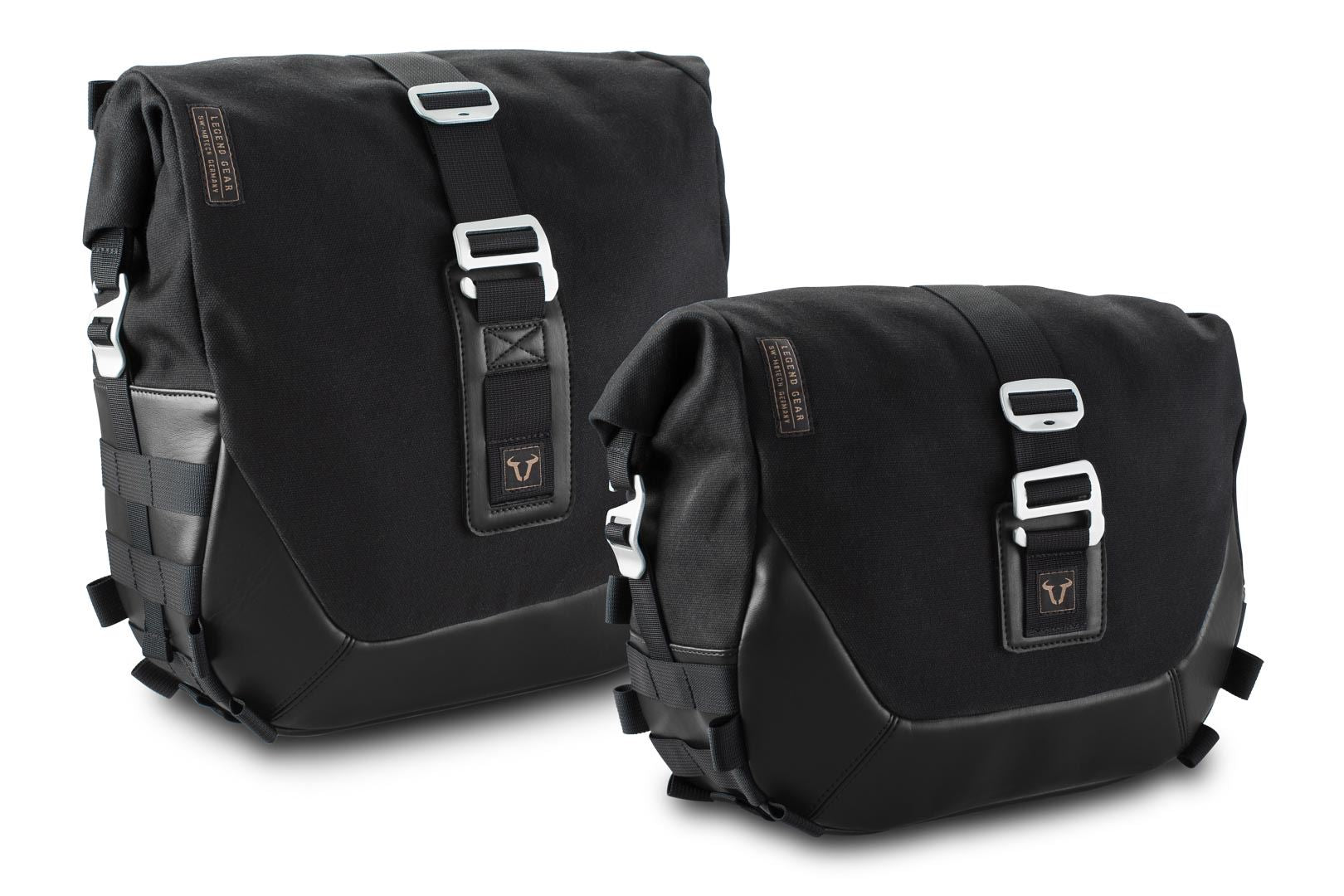 Legend Gear Side Bag System LC Harley-Davidson Dyna Low Rider, Street Bob Black Edition