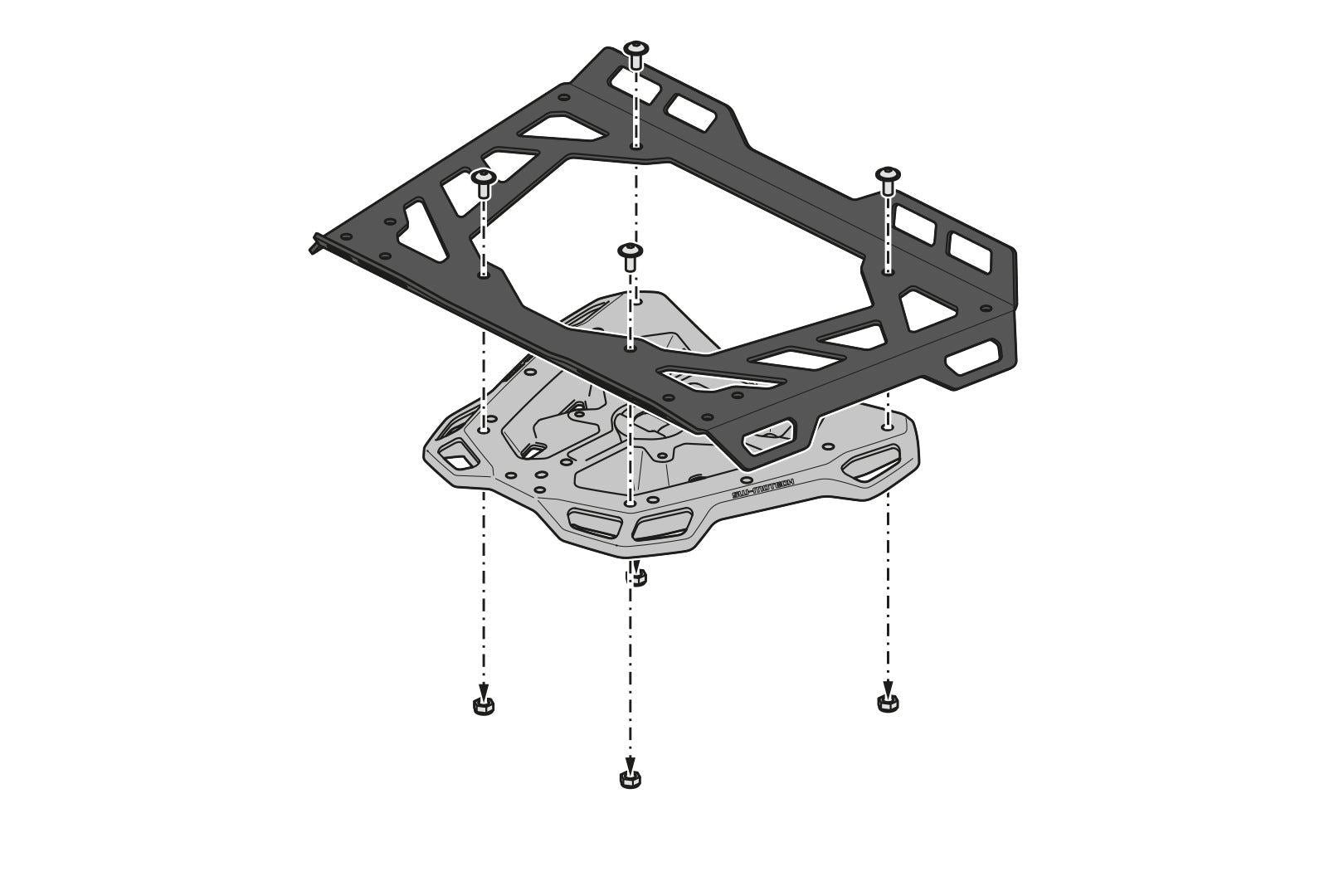 Street Rack Yamaha XJR 1200 / 1300 Black