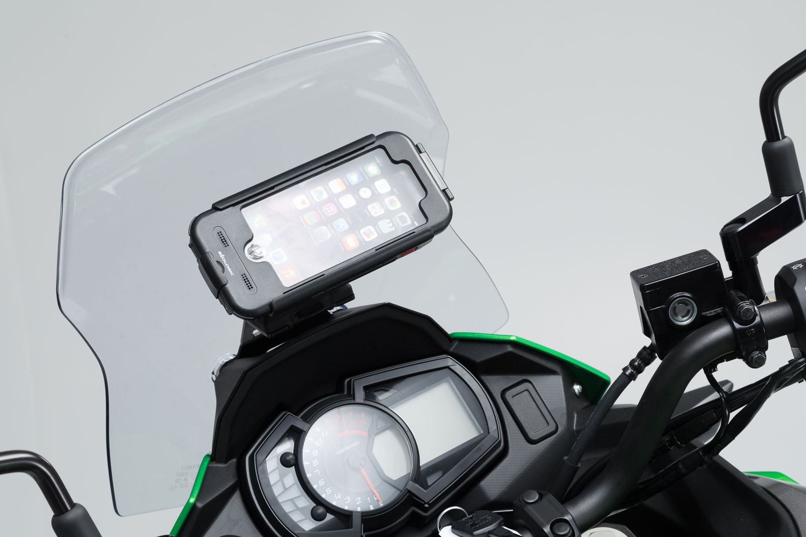 GPS Mount for Cockpit Kawasaki Versys-X300 ABS (16-) Black