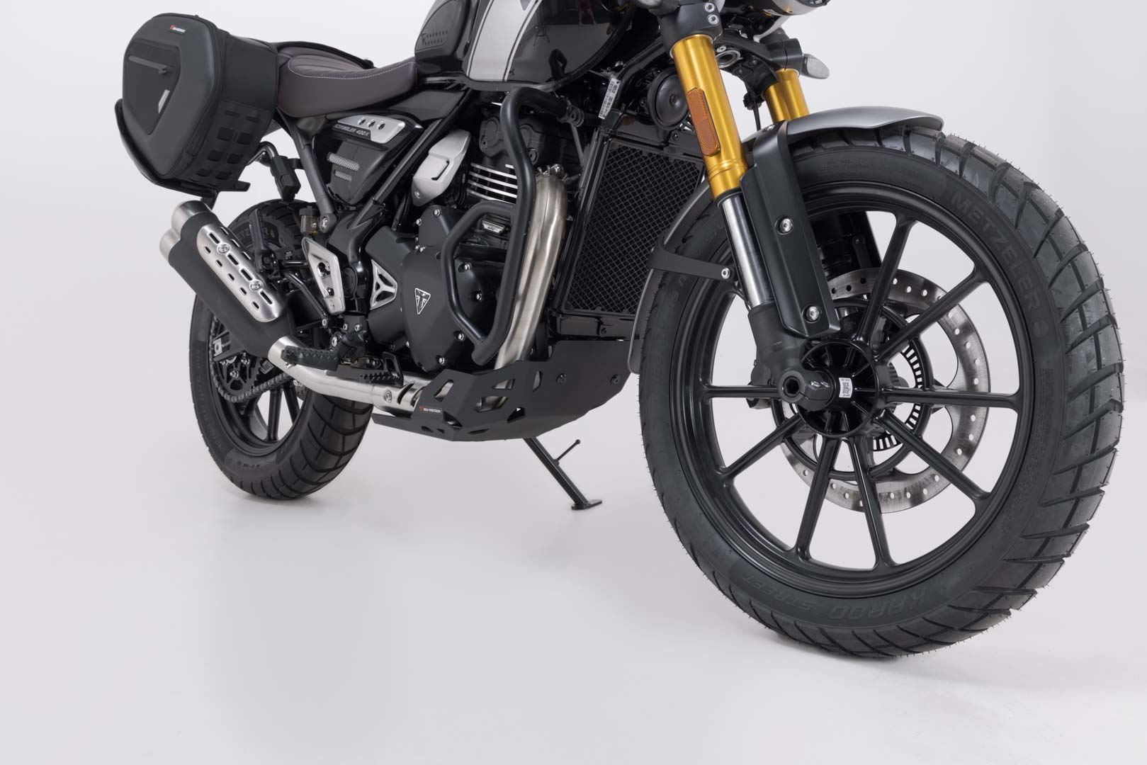 Engine guard Black. Triumph Scrambler 400 X (23-).