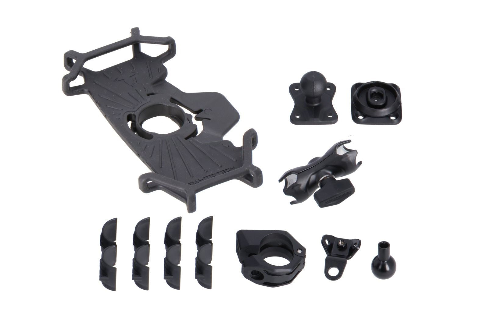 Universal GPS Mount Kit with T-Lock Smartphone Big Incl. 2" Socket Arm, for Handlebar/Mirror Thread