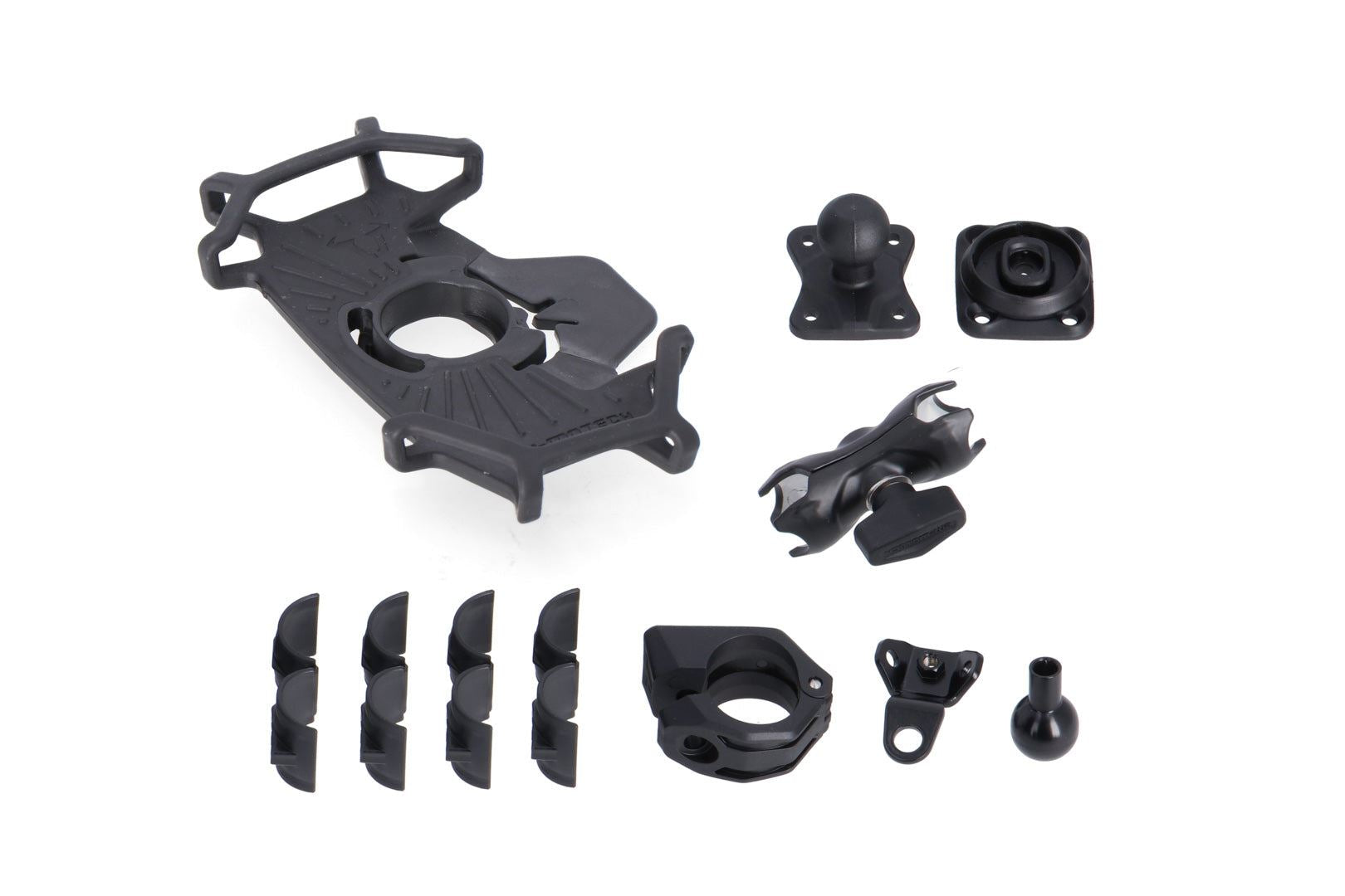 Universal GPS Mount Kit with T-Lock Smartphone Incl. 2" socket arm, for handlebar/mirror thread