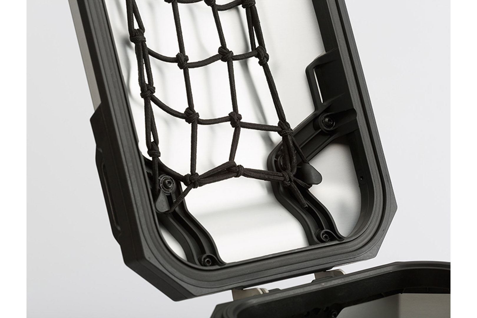 TRAX ADV M Lid Net For TRAX ADV M Side Case Black