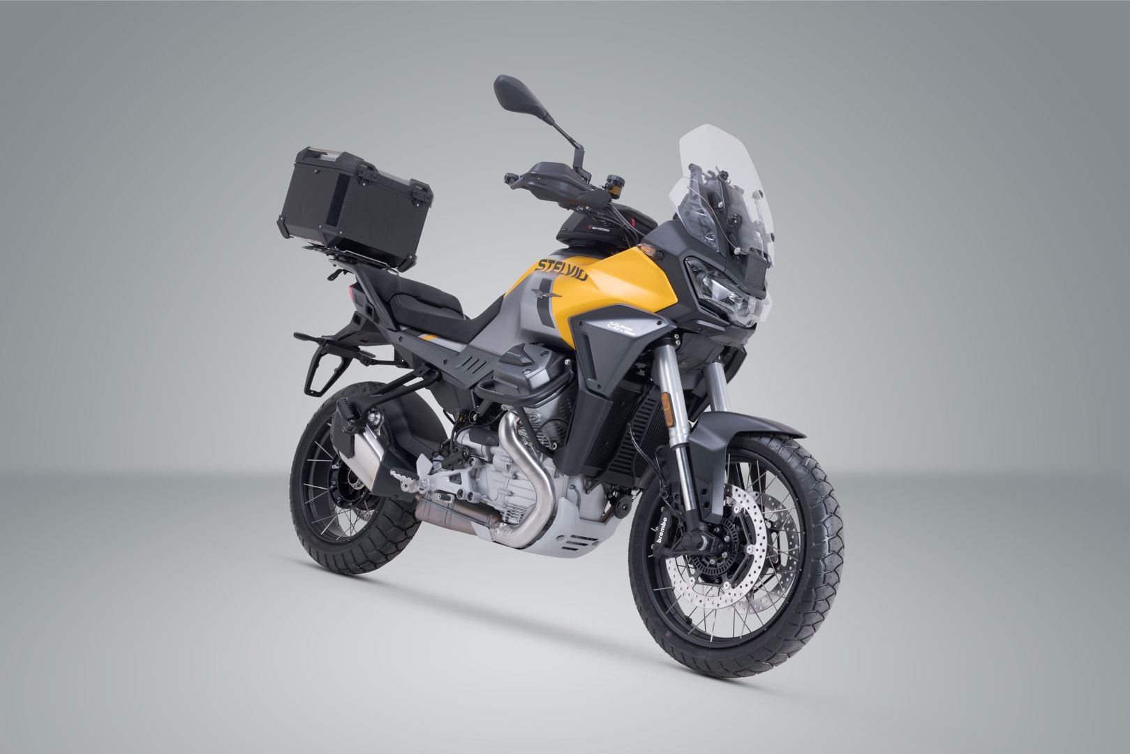 TRAX ADV top case system Black. Moto Guzzi Stelvio (23-).