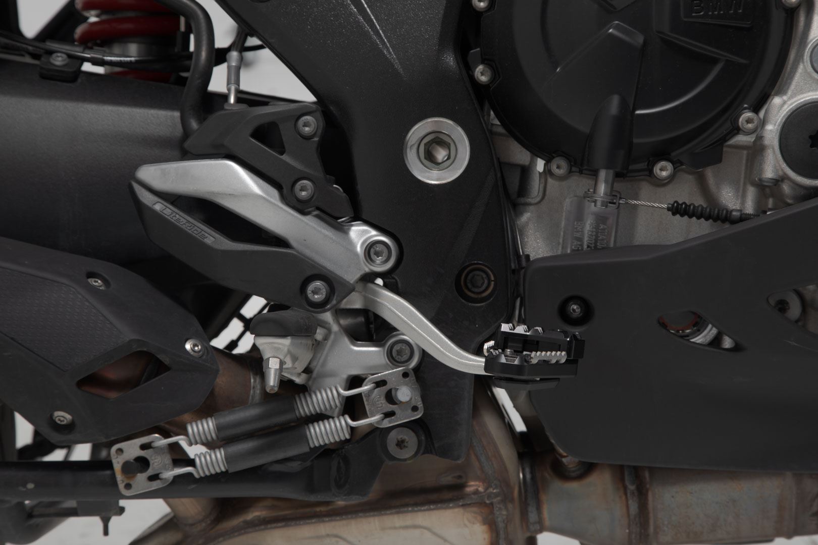 Lever guards with wind protection Black. Triumph Street Triple 765 R / S (19-).