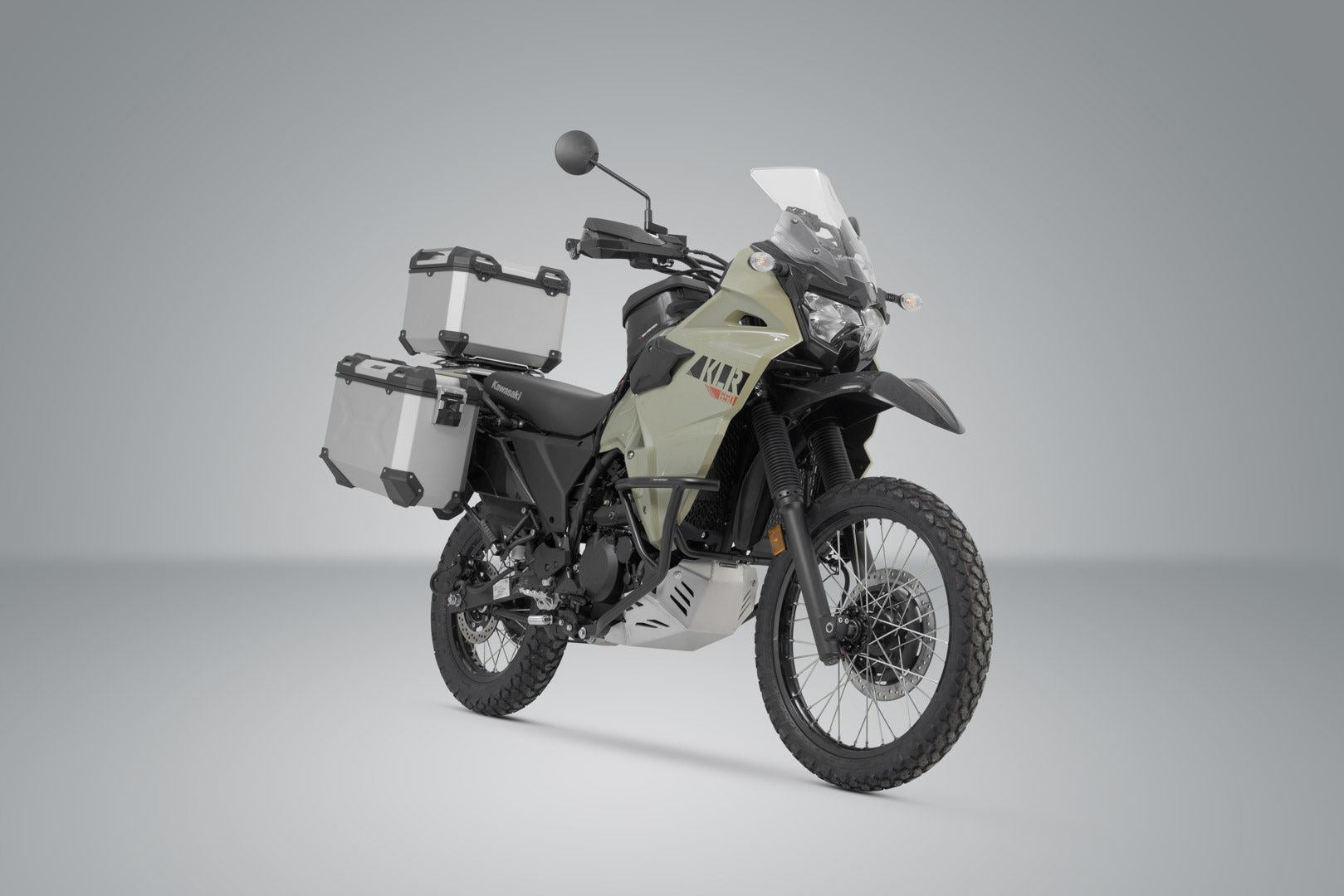 Adventure set Luggage Kawasaki KLR 650 (22-) Silver